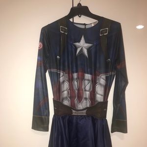 Captain American Women Halloween Costume